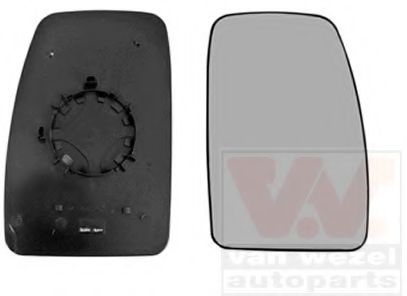 Стекло наружного зеркала VAN WEZEL 3799838
