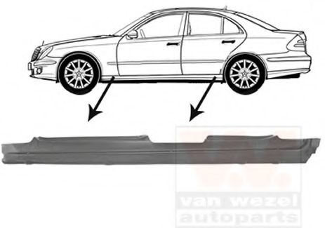 Порог MERCEDES-BENZ A 211 637 09 35