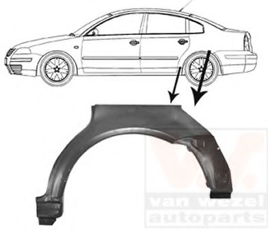 Рем вставка VAN WEZEL 5836147