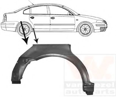 Рем вставка VAN WEZEL 5836148