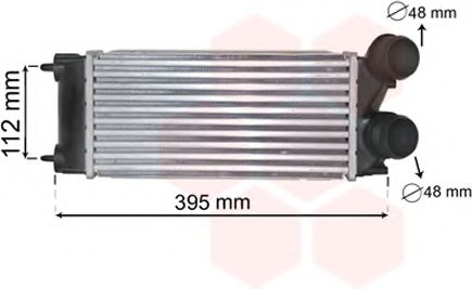 Интеркулер VAN WEZEL 40004343