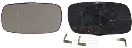 Стекло наружного зеркала VAN WEZEL 3735832