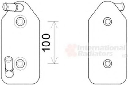 Масляный радиатор коробки передач VAN WEZEL 03003356