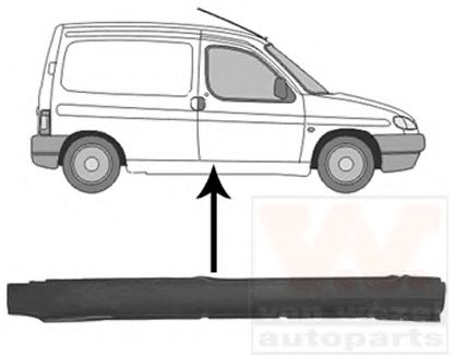 Порог VAN WEZEL 0903102