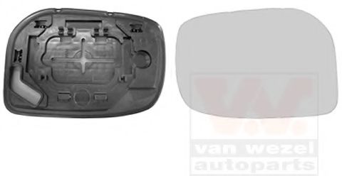 Стекло наружного зеркала VAN WEZEL 5432832