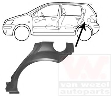 Рем вставка VAN WEZEL 8251147