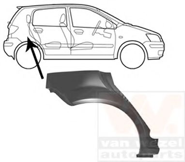 Рем вставка VAN WEZEL 8251148