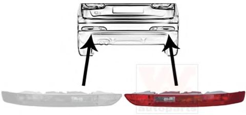 Задний фонарь VAG 8U0945096