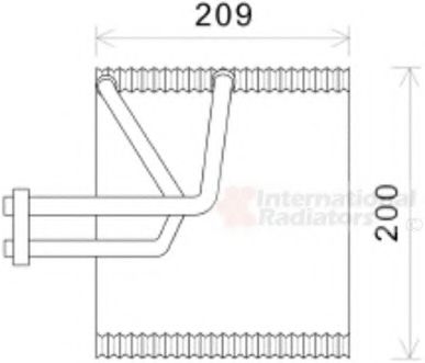 Испаритель кондиционера GM 96804689 Испаритель кондиционера GM 96804689