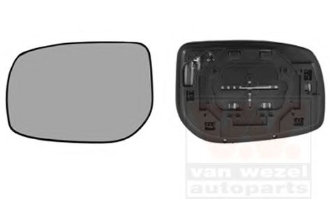 Стекло наружного зеркала VAN WEZEL 5432837