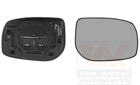 Стекло наружного зеркала VAN WEZEL 5432838