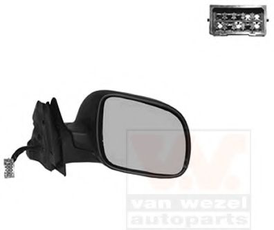 Наружное зеркало VAN WEZEL 0323808