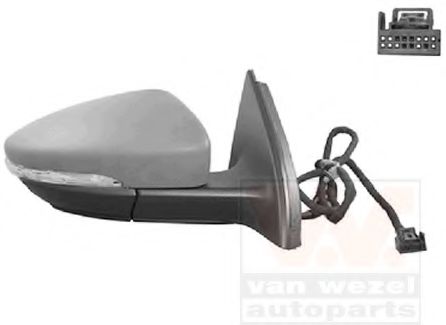 Наружное зеркало VAN WEZEL 5740808