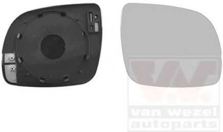 Стекло наружного зеркала VAN WEZEL 5836838