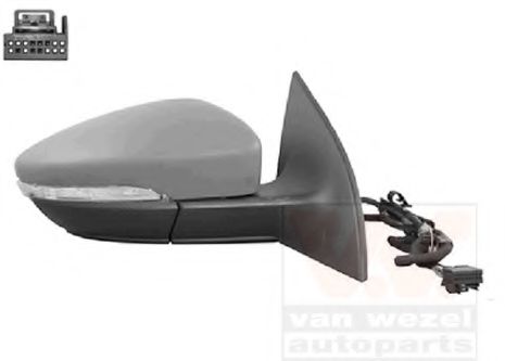 Наружное зеркало VAN WEZEL 5849808
