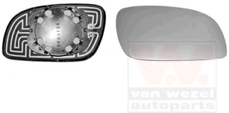 Стекло наружного зеркала VAN WEZEL 5856838
