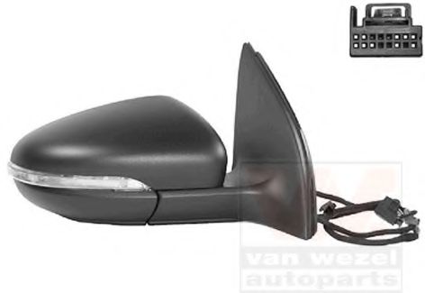 Наружное зеркало VAN WEZEL 5863808