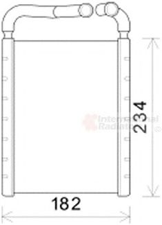 Радиатор печки Hyundai/Kia 971382B005 Радиатор печки Hyundai/Kia 971382B005