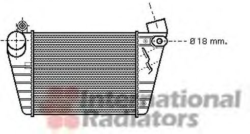 Интеркулер VAN WEZEL 03004185