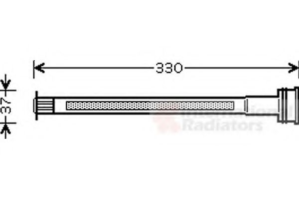 Осушитель кондиционера VAN WEZEL 0900D225