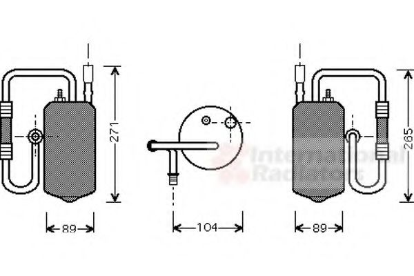 Осушитель кондиционера FORD 4097887