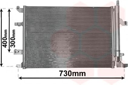 Радиатор кондиционера VAN WEZEL 59005138 Радиатор кондиционера VAN WEZEL 59005138