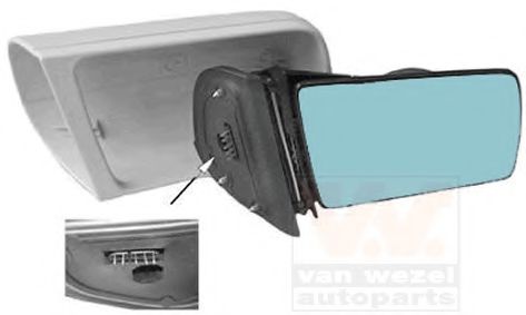 Наружное зеркало VAN WEZEL 3030808