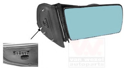 Наружное зеркало VAN WEZEL 3030858
