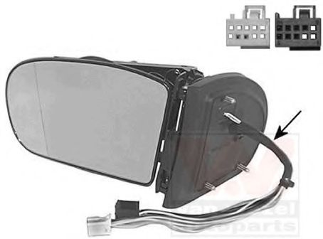 Наружное зеркало VAN WEZEL 3032857