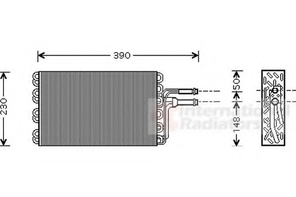 Испаритель кондиционера VAG 703820121A