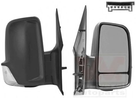 Наружное зеркало VAN WEZEL 3077808