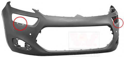 Бампер CITROEN/PEUGEOT 1609535380