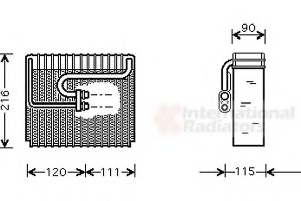 Испаритель кондиционера GM 96387208