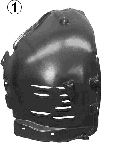 Подкрылок VAN WEZEL 3041434