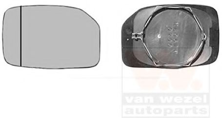 Стекло наружного зеркала VAN WEZEL 4009833