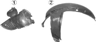 Подкрылок VAN WEZEL 4310433