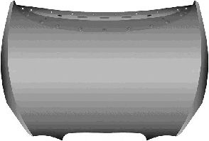 Капот VAN WEZEL 4939660
