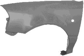 Крыло переднее SUZUKI 57611-80EA0