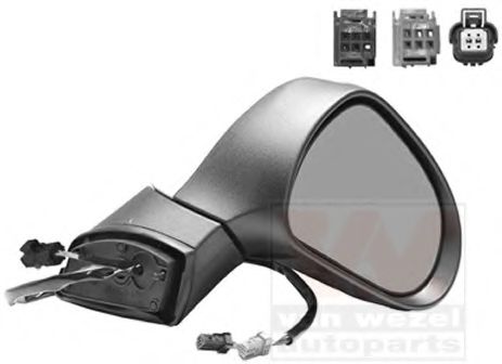 Наружное зеркало VAN WEZEL 4029808