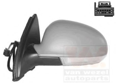 Наружное зеркало VAN WEZEL 5886817