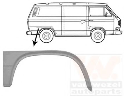 Рем вставка VAN WEZEL 5870146