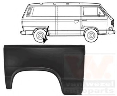 Рем вставка VAN WEZEL 5870148