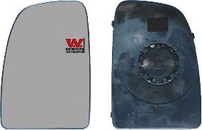 Стекло наружного зеркала VAN WEZEL 1651834