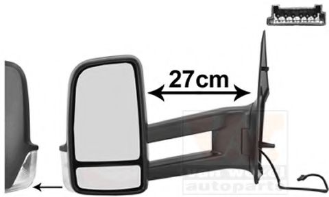 Наружное зеркало VAN WEZEL 5862825