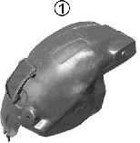 Подкрылок VAN WEZEL 3792433