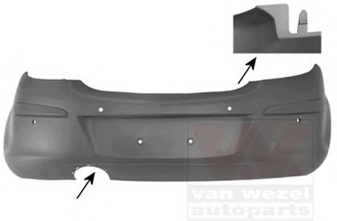 Бампер OPEL 93189909