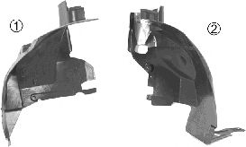 Подкрылок VAN WEZEL 3014433