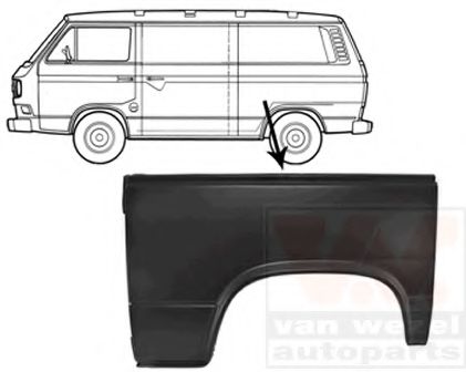 Рем вставка VAN WEZEL 5870147