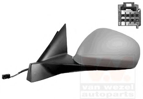 Наружное зеркало VAN WEZEL 0177817