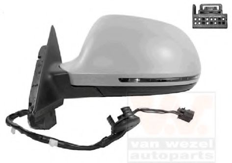 Наружное зеркало VAN WEZEL 0327807